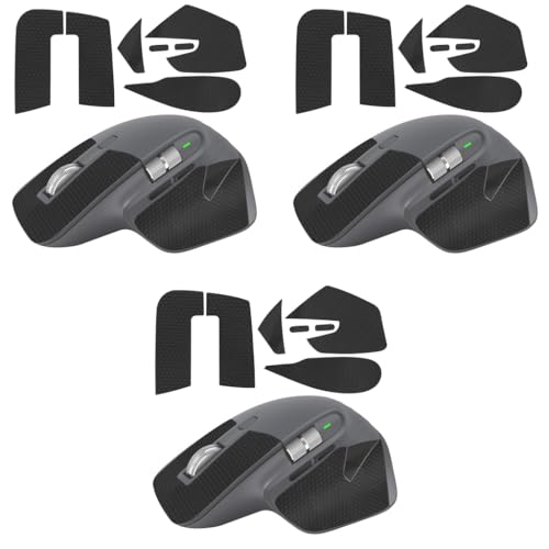 Verilux® Mouse Grip Tape for MX Master 3, Anti Slip Non Fading Gaming Skin, Sweat Resistant Self Adhesive Paper Stickers, Pre-Cutted Sweat-Proof Cool Mice Upgrade Kit 3PCS Verilux® Mouse Grip Tape for MX Master 3, Anti Slip Non Fading Gaming Skin, Sweat Resistant Self Adhesive Paper Stickers, Pre-Cutted Sweat-Proof Cool Mice Upgrade Kit 3PCS